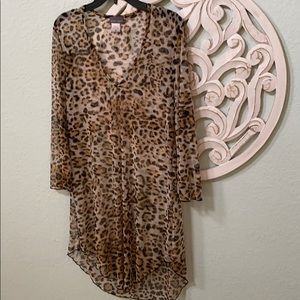 Gorgeous Leopard🐆Print Swim CoverUp